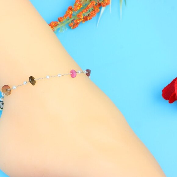 Elegant Handmade Anklet – Perfect for Women & Girls | Ideal Gift Option, DYC1781 - Picture 3 of 9